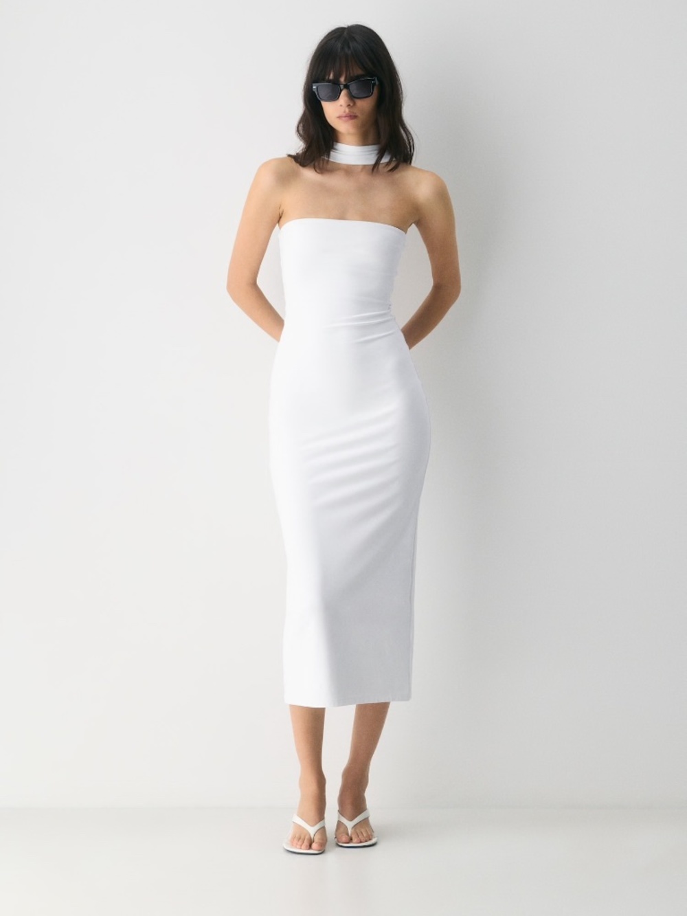 Aritzia Original White Contour Alluvion Dress